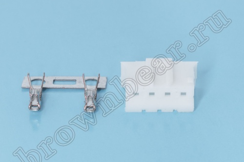 Разъем питания 4 контакта, гнездо на кабель, шаг 2.0 мм MU-4F фото 4