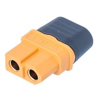 Разъем силовой XT60 для АКБ, 2 контакта, розетка на кабель с кожухом XT60H-F.G.Y