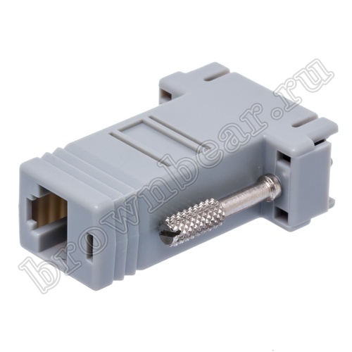 Переходник D-SUB 9 гнездо - RJ45 гнездо GC-9FT8 фото 5