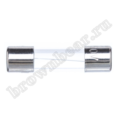 Предохранитель 5х20 мм, цилиндрический, стеклянный, быстрый, 5.0A/250В (GFE) фото 6