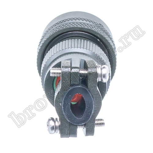 Разъём промышленный байонет MIL-26482 Series I серии HVMS 10 контактов, гнездо на кабель фото 2