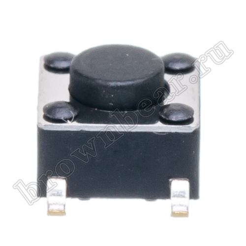 Кнопка тактовая SMD, 6х6 мм, h=4.3 мм, 4 контакта SWT-34-43 фото 8