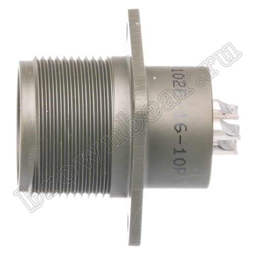 Разъём Amphenol серии MS, 3 контакта, вилка на блок, тип 16, резьбовой MS3102E-16-10P фото 2