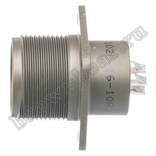 Разъём Amphenol серии MS, 3 контакта, вилка на блок, тип 16, резьбовой MS3102E-16-10P фото 3
