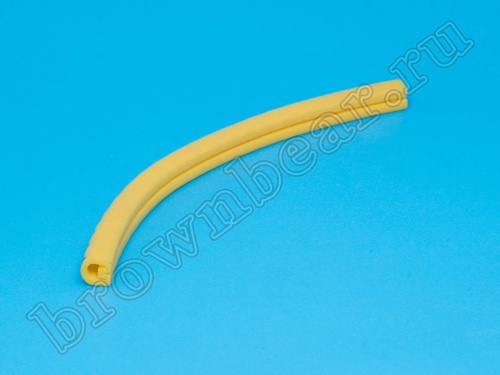 Маркер кабельный цифра 4 (кольцо) для провода d=2.0-3.2 мм, желтый, упаковка 20 шт. фото 2