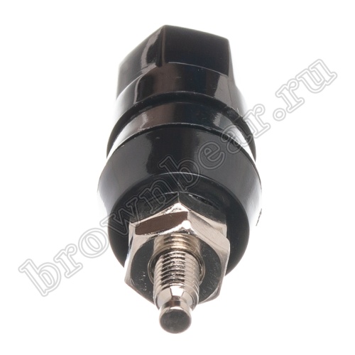 Клемма приборная для разъема Banana, тип 9 (гнездо), черная BP-9B фото 4