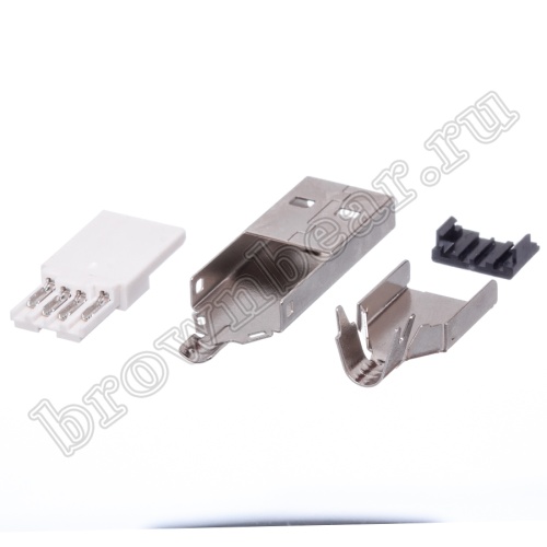 Разъем USB, тип А, вилка на кабель, тип 1 USBA-SP фото 7