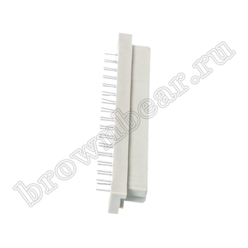 Разъём DIN 41612 32 контакта, розетка, длина контакта 4.0 мм, нечётный, 2 ряда фото 3