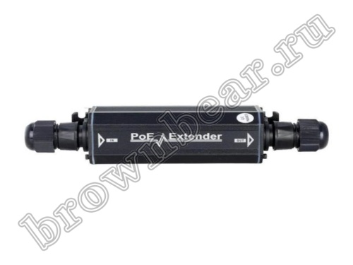 POE-EX2001-W Удлинитель РоЕ, IP66, 10/100/1000Мб/с 802.3at