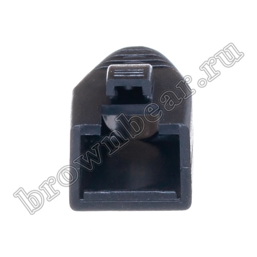 Колпачок изолирующий для разъёма RJ-45 6 категории, черный TPC-6 фото 2
