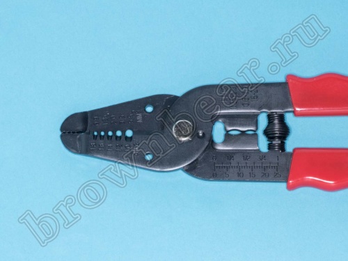 Инструмент для зачистки проводов с кусачками 10-18 AWG HT-1041 фото 3