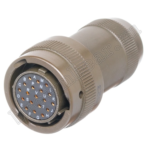 Разъём Amphenol серии 62IN, 19 контактов, розетка на кабель, тип 14, байонетный 62IN-16J-14-19S