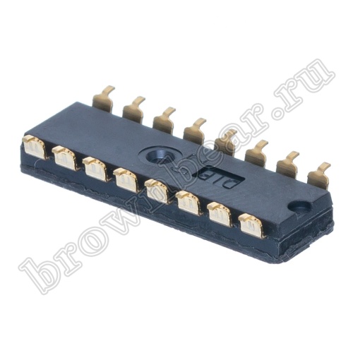 Переключатель Dip-Switch 8 контактных групп, планарный SWD4-8 фото 3