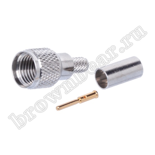 Разъем UHF-мини штекер на кабель RG-58, обжимной MUHF-C58 фото 5