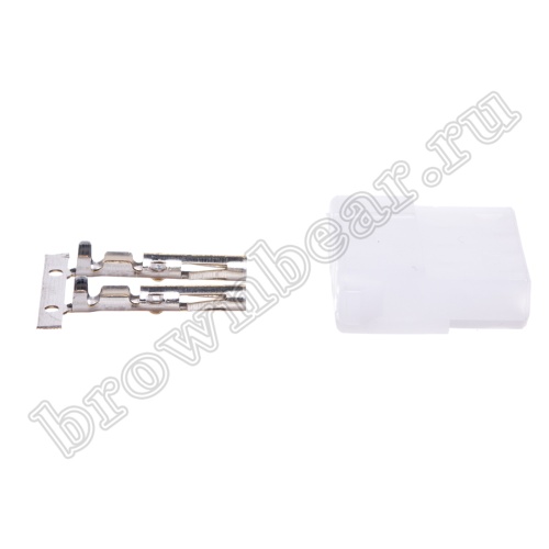 Разъем питания 4 контакта, гнездо на кабель, к дисководу, шаг 5.08 мм TH-4F фото 4