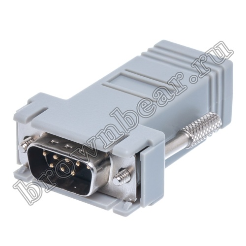 Переходник D-SUB 9 вилка - RJ45 гнездо GC-9MT8