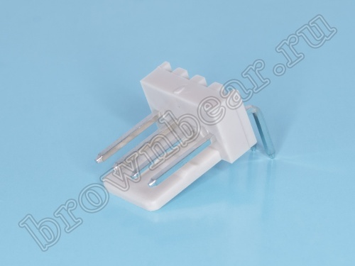 Разъем питания 4 контакта, вилка на плату, прямой угол, шаг 2.54 мм WF-4R