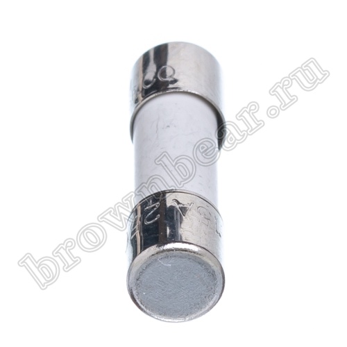 Предохранитель 5х20 мм, цилиндрический, керамический, быстрый, 15А/250В (GBM) фото 3