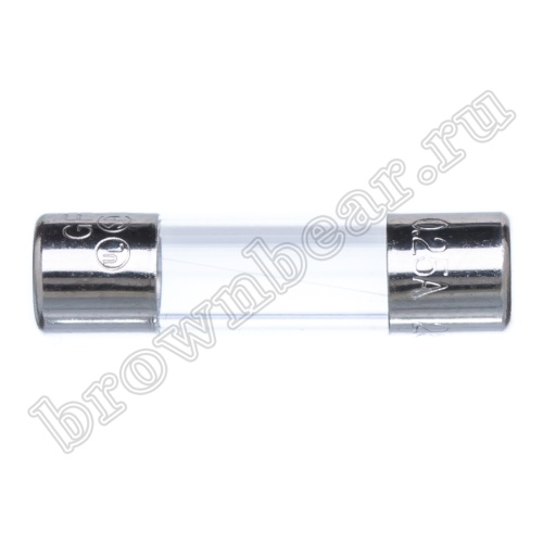 Предохранитель 5х20 мм, цилиндрический, стеклянный, быстрый, 0.25А/250В (GFE) фото 4