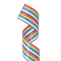 Кабель плоский, шлейф 20 проводников, шаг 1.27 мм, цветной