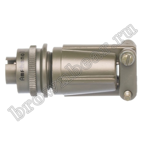 Разъём Amphenol серии MS, 3 контакта, вилка на кабель, тип 10SL, резьбовой MS3106E-10SL-3P фото 4