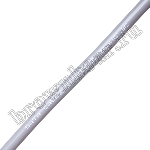 Кабель сигнальный коммуникационный 9 проводов, 24AWG, бухта 50м, экранированный, серый SIN YU фото 3