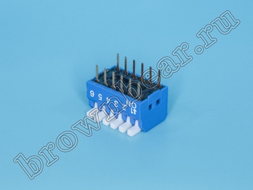 Переключатель Dip-Switch 6 контактных групп, пиано  фото 5