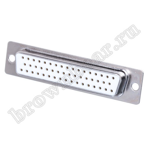 Разъем D-SUB 50 контактов,  гнездо на кабель, пайка DB-50F