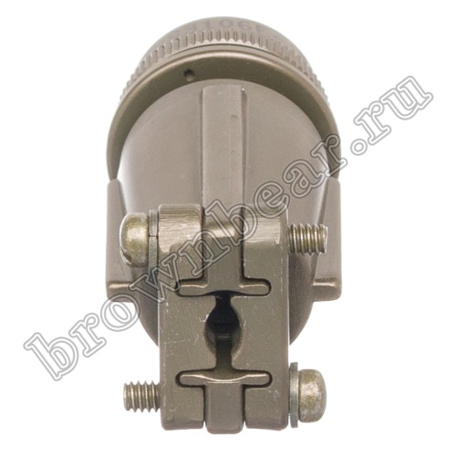 Разъём Amphenol серии MS, 2 контакта, розетка на кабель, тип 10SL, резьбовой MS3106E-10SL-4S фото 6