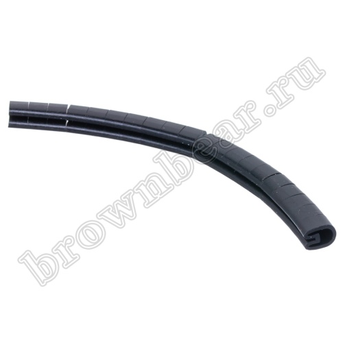 Маркер кабельный цифра 0 (кольцо) для провода d=4.2-6.2 мм, черный, упаковка 20 шт. фото 2