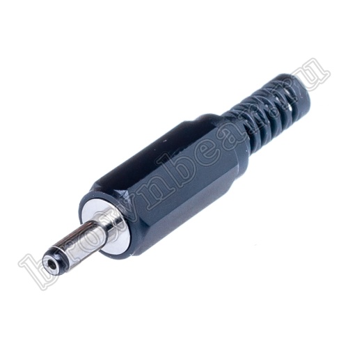 Разъем питания DC штекер 1.35 х 3.45 мм, на кабель c амортизатором DJK-11D