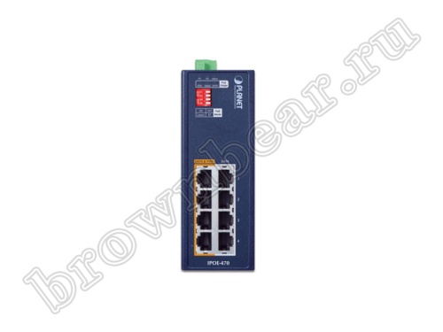 IPOE-470 Промышленный  РоЕ++ инжектор Planet 4 порта 10/100/1000Мбс IEEE802.3bt, 240Ватт фото 3