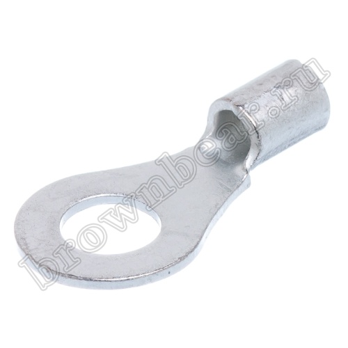 Клемма кольцевая обжимная тип "O" 6.4 мм, на провод 2.5 - 4.0 мм², неизолированная, кратно 100шт. TR-3.5-6
