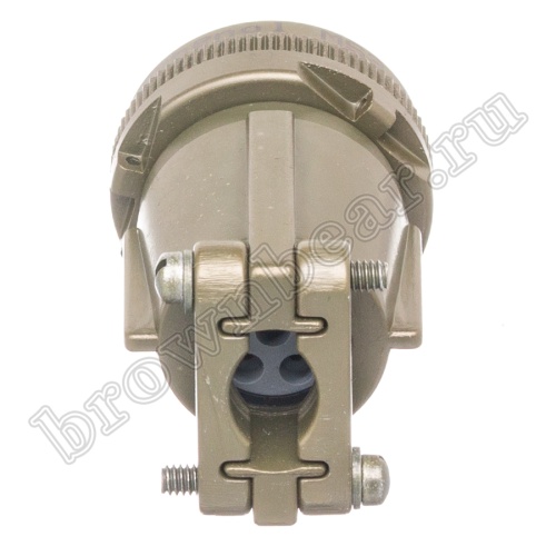 Разъём Amphenol серии MS, 7 контактов, розетка на кабель, тип 16S, резьбовой MS3106E-16S-1S фото 2