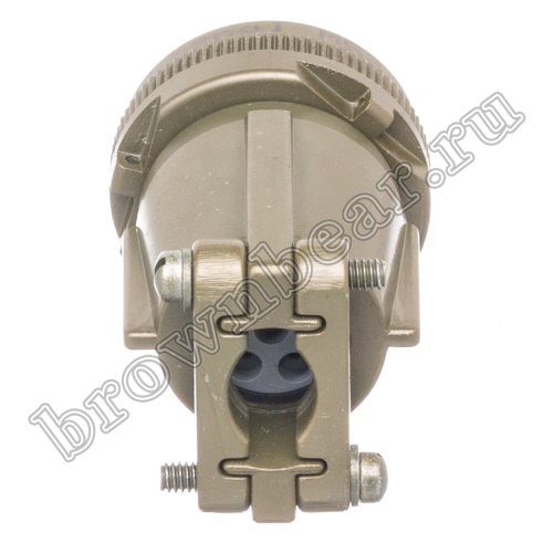 Разъём Amphenol серии MS, 7 контактов, розетка на кабель, тип 16S, резьбовой MS3106E-16S-1S фото 4