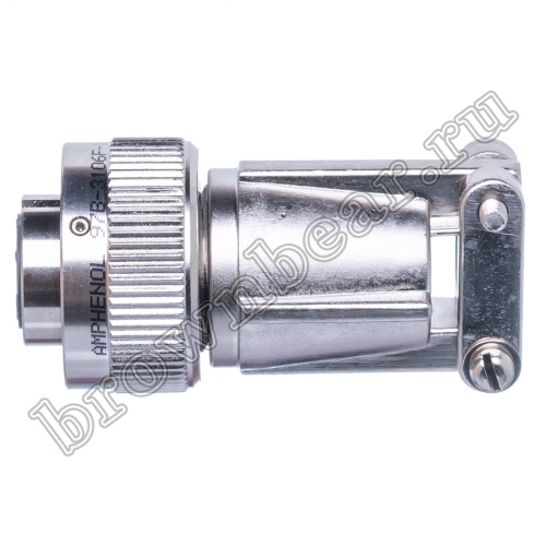 Разъем Amphenol серии 97B, ACA-B, 5 контактов, розетка на кабель, тип 14S, байонет 97B3106F-14S-5S(A23) фото 3