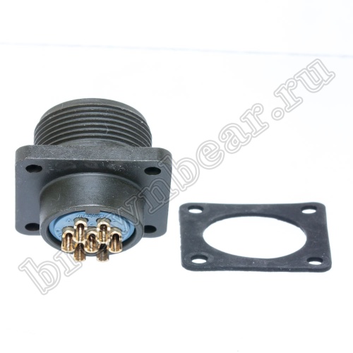 Разъём промышленный круглый MIL-5015 серии MS 7 контактов, вилка на блок фото 4