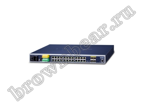 IGSW-24040T Промышленный управляемый L2+ коммутатор Planet, 24 порта 10/100/1000Мбит/с, 4 порта SFP 1Гбит/с
