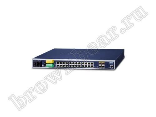 IGSW-24040T Промышленный управляемый L2+ коммутатор Planet, 24 порта 10/100/1000Мбит/с, 4 порта SFP 1Гбит/с