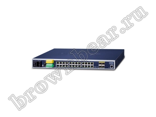 IGSW-24040T Промышленный управляемый L2+ коммутатор Planet, 24 порта 10/100/1000Мбит/с, 4 порта SFP 1Гбит/с