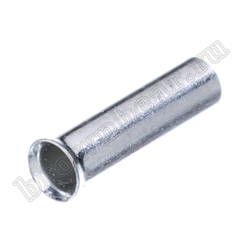 Наконечник штыревой втулочный НШВ 8 мм под опрессовку на провод 1.5 мм², упаковка 100шт. TC-1.5-8 фото 4
