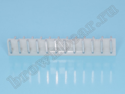 Разъем питания 12 контактов, вилка на плату прямой угол, шаг 5.08 мм MPW-12R фото 5