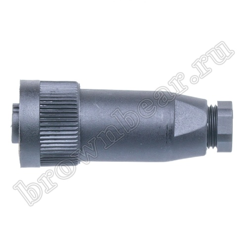 Разъём промышленный круглый серии RD-24 7 контактов, гнездо на кабель фото 3