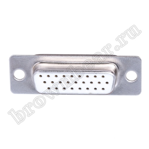 Разъем D-SUB  26 контактов высокой плотности, гнездо на кабель, пайка, тип 2 DHS-26F фото 2