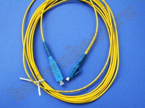 LC-SC патч-корд одномодовый 3м (Simplex) 