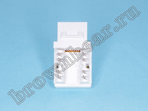 Модуль RJ-45 8P8C кат.5e, Keystone, тип KRONE  фото 3