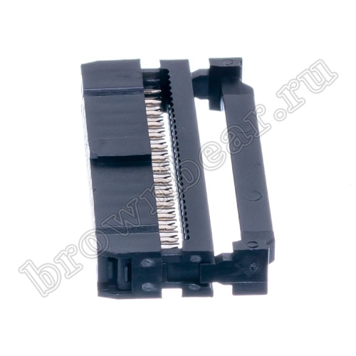 Разъем IDC 2х15 розетка на плоский кабель, шаг 2.54мм IDC-30 фото 3