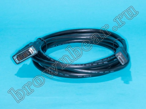 Кабель (шнур) DVI 19  вилка - HDMI 19  вилка,  5.0 м фото 2