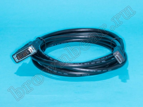 Кабель (шнур) DVI 19  вилка - HDMI 19  вилка,  5.0 м фото 2