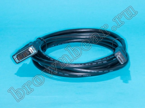 Кабель (шнур) DVI 19  вилка - HDMI 19  вилка,  5.0 м фото 2
